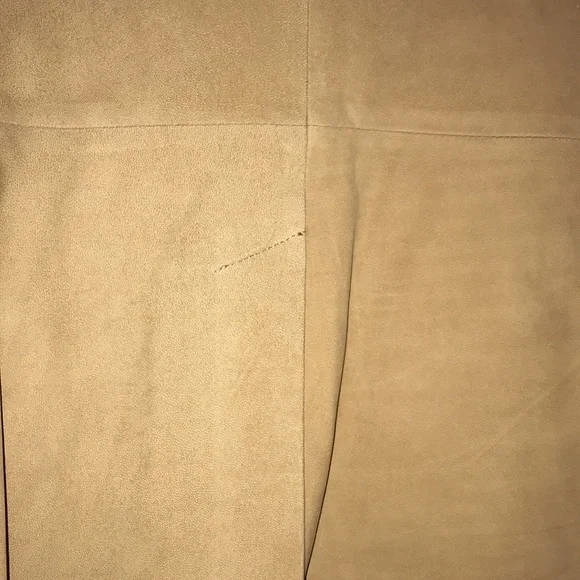 Lauren Ralph Lauren Notch Lapel Suede Hunter Tan Blazer Jacket $798 - Picture 10 of 12